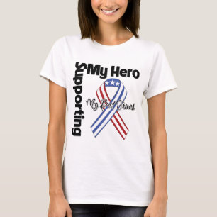 Camiseta Melhor amigo - forças armadas que apoiam meu her