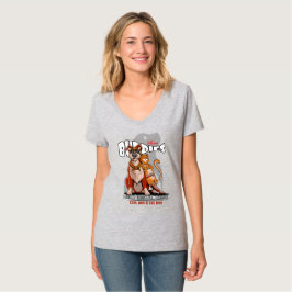 Camiseta Melhor Amigo (Modo claro) | Mulheres com decote em