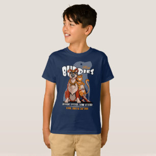 Camiseta Melhor Amigo (Modo escuro) Crianças