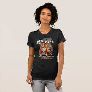 Camiseta Melhor Amigo (Modo escuro) Mulheres corte slim
