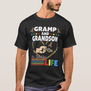 Camiseta Melhor Amigo Para A Vida Autismo Gramp E Grandson