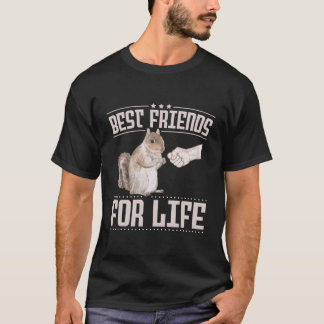Camiseta Melhor Amigo Para Esquilo De Vida