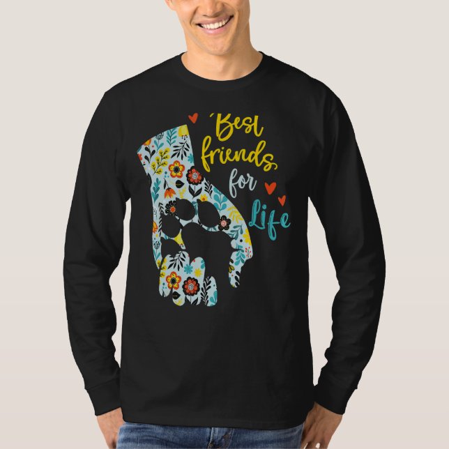 Camiseta Melhor Amigo Para O Cachorro Da Vida (Frente)