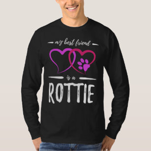 Camiseta Melhor Amigo Rottie Cachorro Rottweiler Cachorro M