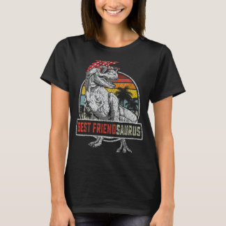 Camiseta Melhor Amigo Saurus Rex Dinossaur Melhor Família A