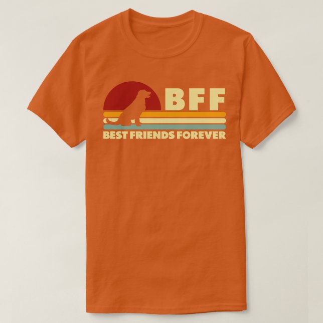 Camiseta Melhor Amigos para Cachorro para Sempre (Frente do Design)