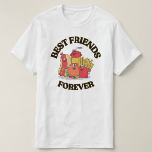 Camiseta Melhor Amigos para T-shirt para sempre