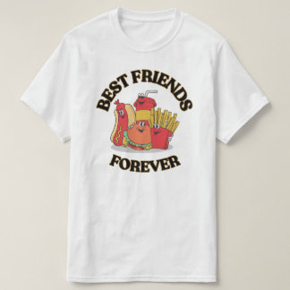 Camiseta Melhor Amigos para T-shirt para sempre