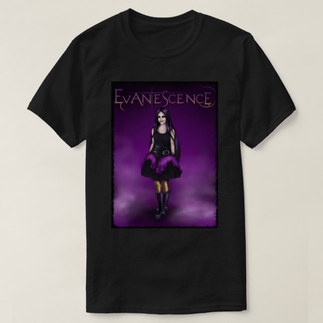 Camiseta Melhor Amy Citação Imortal de Música Banda Gótica  (Frente do Design)
