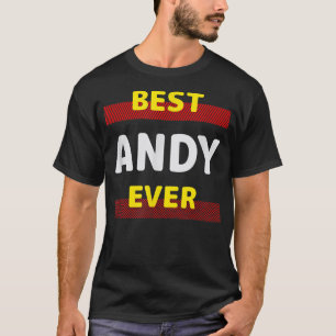 Camiseta Melhor Andy Nunca Amigos Nome Buddy Apelido Person