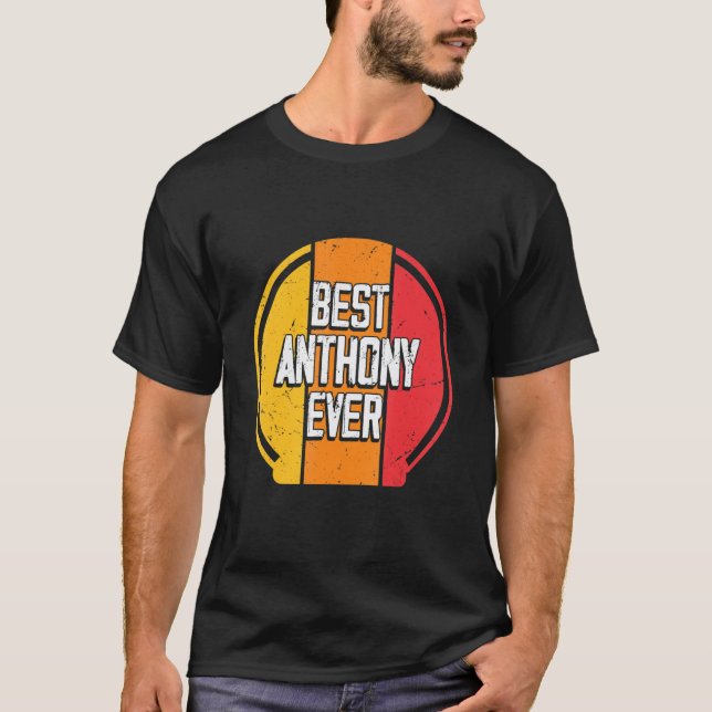 Camiseta Melhor Anthony Já Engraçado Nome Anthony (Frente)