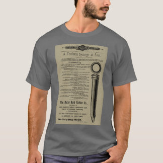 Camiseta Melhor Anúncio De Vintagem Para Seringas Uretrais