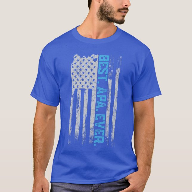 Camiseta Melhor Apa de Todos Presente do Dia dos Pais ameri (Frente)