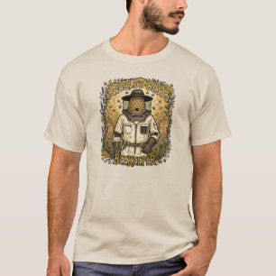 Camiseta Melhor Apicultor do Mundo Design de Abelha