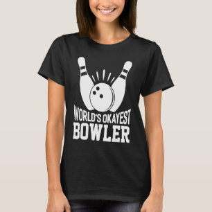Camiseta Melhor Arremessador do Mundo Equipe de Boliche A