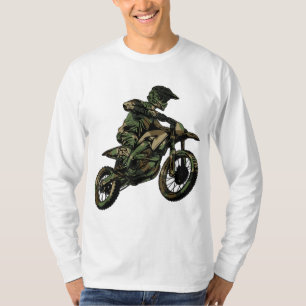 Camiseta Melhor Arte De Bike Para Homens Dirtbike Motorcyk
