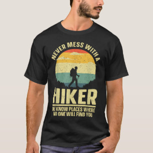 Camiseta Melhor Arte de Caminhada para Equipamento de Camin