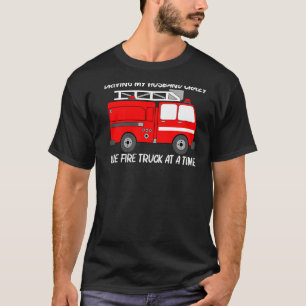 Camiseta Melhor Arte De Caminhão De Fogo Para Mulheres Mãe