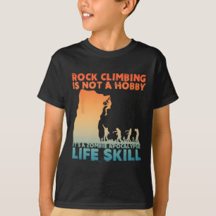 Camiseta Melhor Arte de Escalada em Rocha para Homens Mulhe