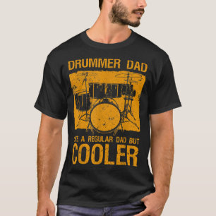 Camiseta Melhor Arte De Pai Para Homens, Padre Música Drums
