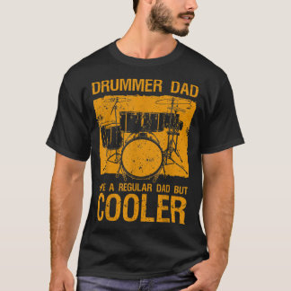 Camiseta Melhor Arte De Pai Para Homens, Padre Música Drums