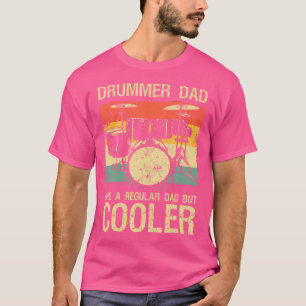 Camiseta Melhor Arte De Pai Para Homens, Padre Música Drums