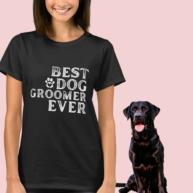 Camiseta Melhor Arte de Palavras do Cachorro (Criador carregado)