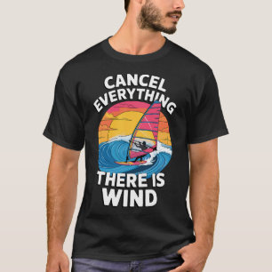 Camiseta Melhor Arte de Windsurf para Homens Mulheres Winds