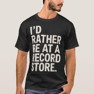 Camiseta Melhor Arte em Vinil para DJ de Música Disco de Vi