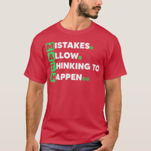 Camiseta Melhor Arte Matemática Para Homens Calcula Matemát