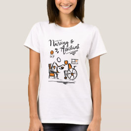 Camiseta Melhor Assistente de Enfermagem do Mundo, CNA, Aid