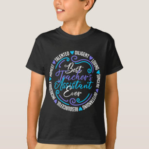 Camiseta Melhor Assistente de Professores Nunca