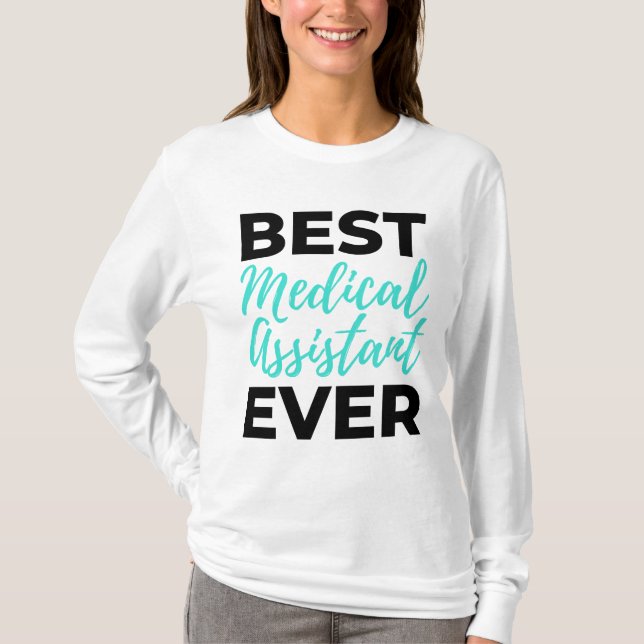 Camiseta Melhor Assistente Médico Ever 2 (Frente)