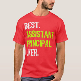 Camiseta Melhor Assistente Principal De Design De Presente