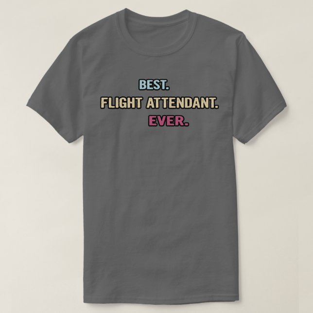 Camiseta Melhor Atendedor de Voo Alguma Ideia De Presente L (Frente do Design)