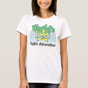 Camiseta Melhor Atendedor de Voo do Mundo