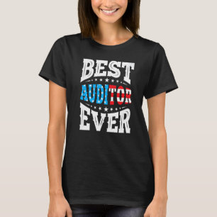 Camiseta Melhor Auditor Nos Estados Unidos Em 4 De Julho