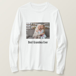 Camiseta Melhor Avó Alguma Vez, Foto Personalizada