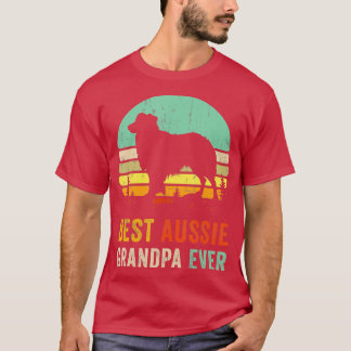 Camiseta Melhor Avô Alguma Vez Gift Aussie Dog Pai