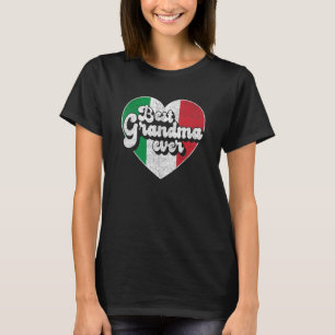 Camiseta Melhor Avó Alguma Vez No México Bandeira Vovó Mexi