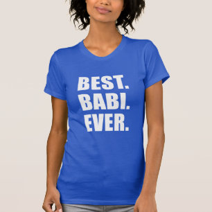 Camiseta Melhor Avó Babi Tcheca
