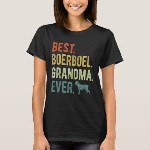 Camiseta Melhor Avó Boerboel de Todos os Tempos Dia das Mãe