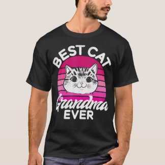 Camiseta Melhor Avó De Gato Alguma Vez Vovó De Gato