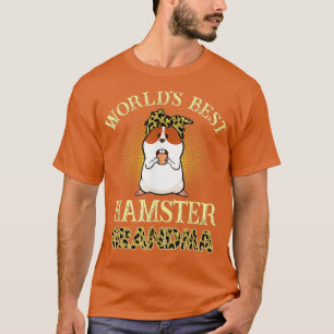 Camiseta Melhor Avó de Hamster Leopard