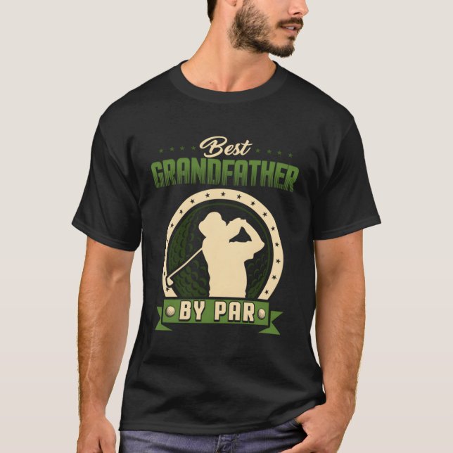 Camiseta Melhor Avô De Par Golf Golfer (Frente)