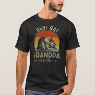 Camiseta Melhor Avô de Rato Nunca Retrocedeu Gráfico do Pai