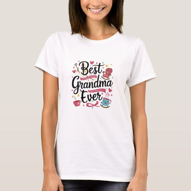 Camiseta Melhor avó de todos os tempos (Frente)