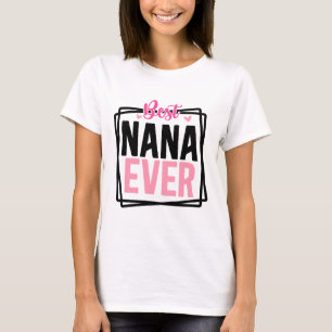 Camiseta Melhor Avó de Todos os Tempos Tipografia