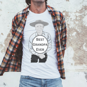 Camiseta Melhor Avô do Mundo Western