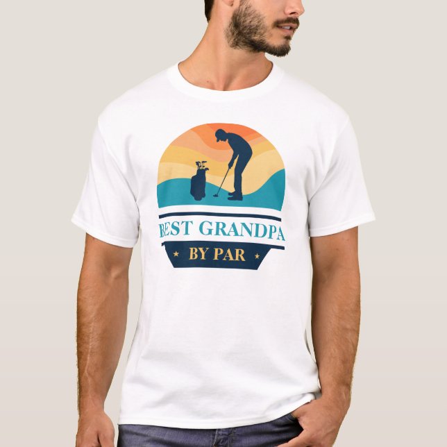 Camiseta Melhor Avô Do Par Avós Dia De Golfe (Frente)